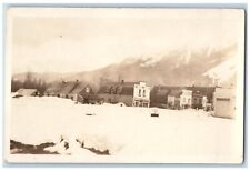 Edmonton Canada Postcard RPPC Photo Houses Buildings Winter Scene c1930's picture