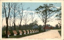 Gettysburg PA Confederate Tablets I&V c1910s Vintage Postcard picture