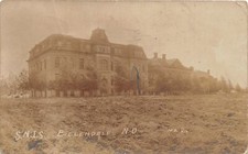 F79/ Ellendale North Dakota RPPC Postcard c1910 S.N.I.S. Building picture