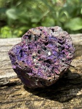Large Natural Peacock Ore Mineral Specimen- Vibrant 2.7” Purple Chalcopyrite picture