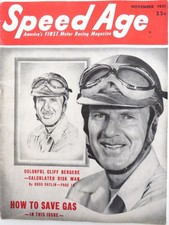Vintage Speed Age Racing Magazine ~ November 1951 ~ Great Old Ads & Articles picture