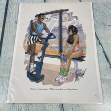 1993 Sexy Adult Cartoon Thigh Master Vtg Print Ad/Poster Pinup Art Magazine Page picture