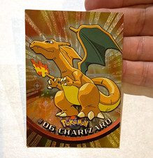 Topps 1999 Pokémon TV Animation Edition Charizard Holographic Card #06 picture