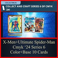 CMYK ‘24 S6 X-MEN+ULTIMATE SPIDER-MAN COLOR+BASE 10 CARDS-TOPPS MARVEL COLLECT picture