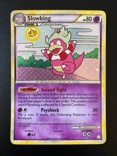 POKEMON SLOWKING HOLO RARE 12/123 HEARTGOLD & SOULSILVER ENGLISH NM picture