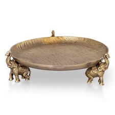 SPI Elephant Trio Tray, Gold picture