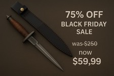CASE V-42 US Special Forces WWII Dagger Double Edge  Knife  - CLEARANCE SALE picture