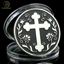 Cross All Things are Possible Mark 10:27 Christian Coin picture