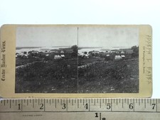 Center Harbor New Hampshire Stereoview Joseph L. Bates Senter House 1870s picture
