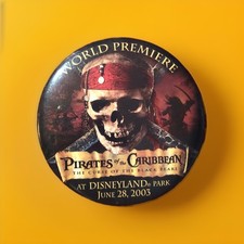 (2003) Pirates Of The Caribbean World Premiere At Disneyland Button picture