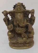 Tibetan Buddhism Brass Ganesha Ganapati Ganesh Lord God Elephant Buddha Statue picture