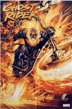 Ghost Rider 24x36 Folded Promotional Poster Marc Silverstein 2006 Marvel Comics picture