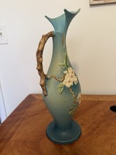 Roseville Pottery Apple Blossom ewer 318:15 Rare 1940 picture