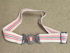 Vintage British Military The Liverpool Regiment Belt with Buckle picture