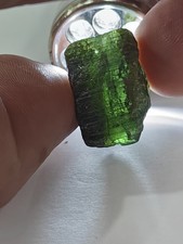 Natural Raw Maine Tourmaline Crystal 11.0 Grams Deep Sea Green picture