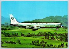 Airplane Postcard Varig Brasil Airlines Boeing 707-324C Landing Movifoto CZ9 picture