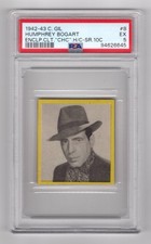 PSA 5 HUMPHREY BOGART 1942 C. Gil Card THE HIGHEST EVER GRADED 1/1 RARE RARE picture