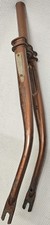 Vintage OEM Schwinn 1970's Bicycle Fork Original Paint Sierra Brown Copper Gold picture