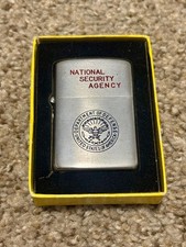Vintage 1958-1959 National Security Agency NSA Lighter Rafu Tokyo Japan PAC Rare picture