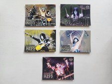 KISS RARE Komplete KISS 5 Card Foil Chase Set Press Pass KK-1 Thru KK-5 NICE picture
