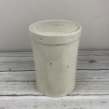 Vintage Nectar Coffee Tin Counter Bin St. Louis Missouri White Columbia Can Co. picture