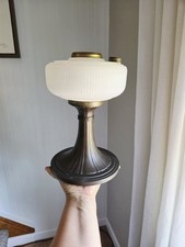 Vintage 1937-38 Aladdin B-95 Queen White Moonstone Oil Kerosene Lamp  picture
