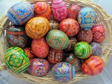 3 Easter Eggs Russian Ukrainian Polish Pisanki Holiday Traditional Kid’s, Medium picture