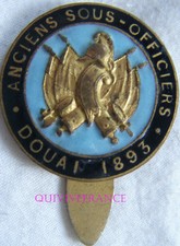 IN7641 - INSIGNIA FORMER NON-COMMISSIONED OFFICERS DOUAI 1893 picture