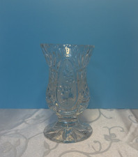 Vintage Kristal Zajecar Yugosolvian Bud Vase Home Decor, 24% Lead, 4.75” Tall picture