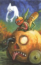 Matthew Kirscht Halloween Postcard 2021 Rolling Signed LTD ED #44/65 picture