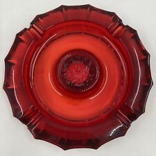 Fostoria Lancaster Colony Ashtray Ruby Red 1887 House of Representatives Coin A1 picture