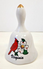 VINTAGE VIRGINA SOUVENIR CERAMIC BELL picture