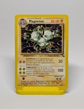 Pokemon Magneton 26/62 Fossil 1999 English LP Lightning Rare WOTC picture