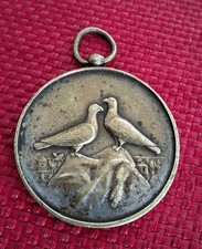 Vintage Dutch Pigeon Racing 1st Prize Medal Maastricht Venlo Bronze Tone 1.5