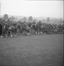 Defilee of the Thurgau Field Artillery Dept 21 Frauenfeld 1949 Old Photo 2 picture