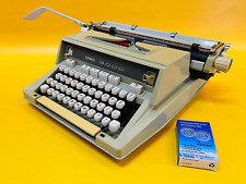 Typewriter HERMES 3000 1960s Manual Typewriter Iconic Hermes Typewriter Gray picture