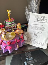 Enesco Disney's Beauty and the Beast Multi-Action Deluxe Musical 