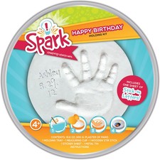 Spark Happy Birthday Round Plaster Tin picture