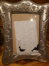 Vintage Heavy Silver Plated  Frame. Rare Find. Weddings, Special Occasion, 5 X 7 picture
