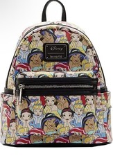 Loungefly Disney Princess All-Over-Print (AOP) Mini Backpack NWT picture