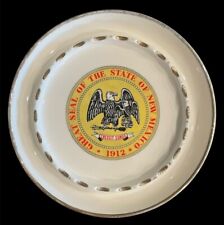 Vintage Ashtray Stanco State Of  New Mexico Seal Logo 8+” Made In USA Souvenir picture
