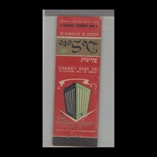 Matchbook Cover - Vintage Hotel - Hotel DeSoto St. Louis, MO picture