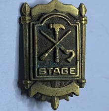 IATSE Stage Hand Award/Medal 1920-1950s Bronze Medallion Rare Antique Vintage picture