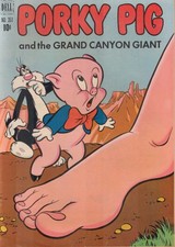 52326: DELL PUBLISHING CO INC PORKY PIG #351 Fine Plus Grade picture