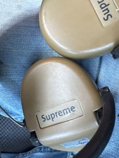 SORDIN SUPREME MIL AUX Headset RARE Military Neckband Sand TESTED WORKING 76308 picture
