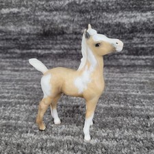 Sherry Clayton Custom Painted Palomino Pinto Foal Horse Figure OOAK picture