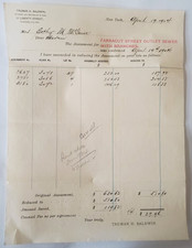 1904 Assessment Reduction, Truman H. Baldwin Attorney, 31 Liberty Street, NYC picture