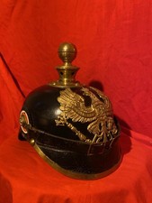 WW1 WWI RARE Pristine Original German Pickelhaube Artillery Helmet picture