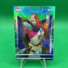 MYSTIQUE Green Chrome #/99 2026 Topps Marvel Neon SSP X-Men picture