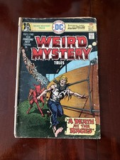 Vintage 1975 DC Weird Mystery Tales #22 Comic Book Death At Races Bronze Age picture